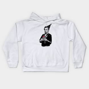 Abraham Lincoln - Happy birthday mr.president Kids Hoodie